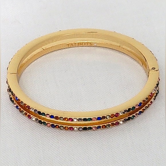 Talbots multicolor stones two row bracelet - Picture 5 of 8